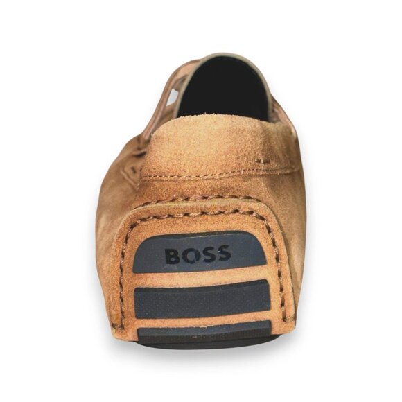 BOSS Driver Mocc Men's Loafers Beige Genuine Leather US 9.5 | EU 42.5 MSRP $299 - Picture 3 of 5